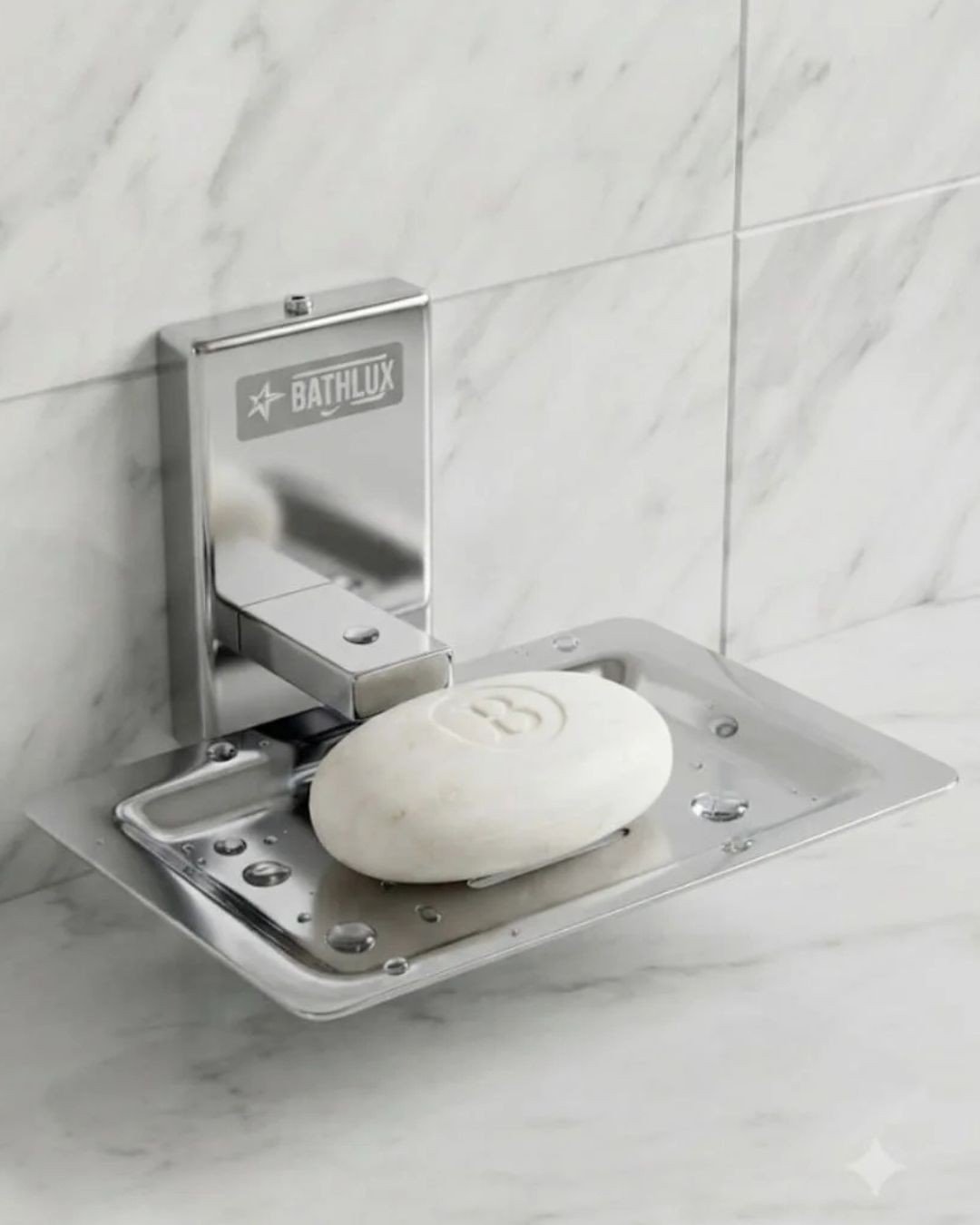 Double soap dish black