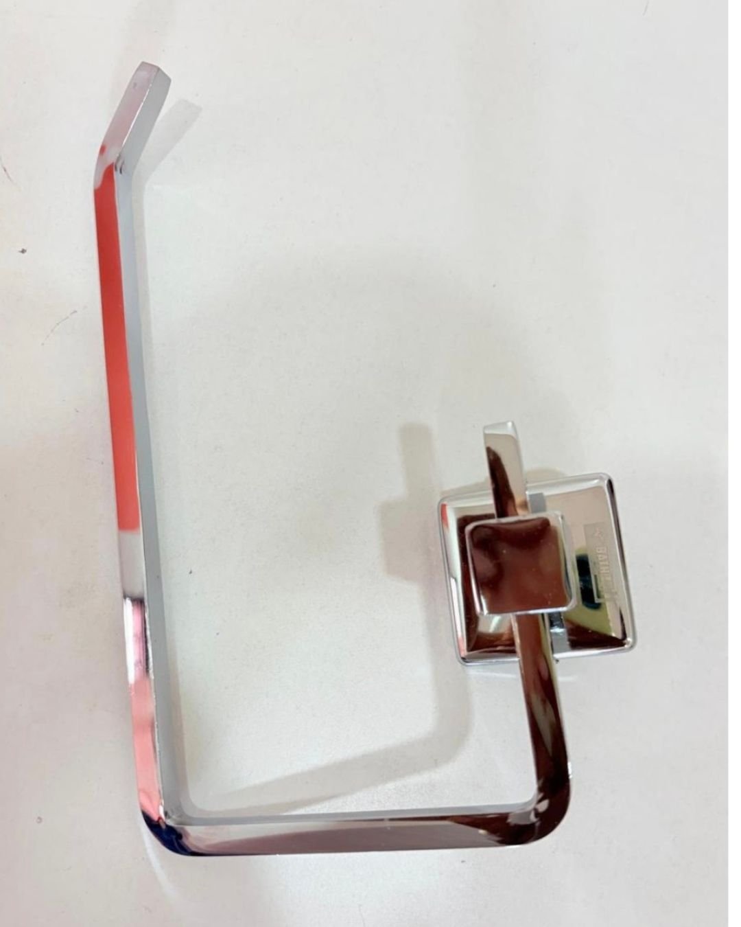 bath fittings towel ring half cut cp