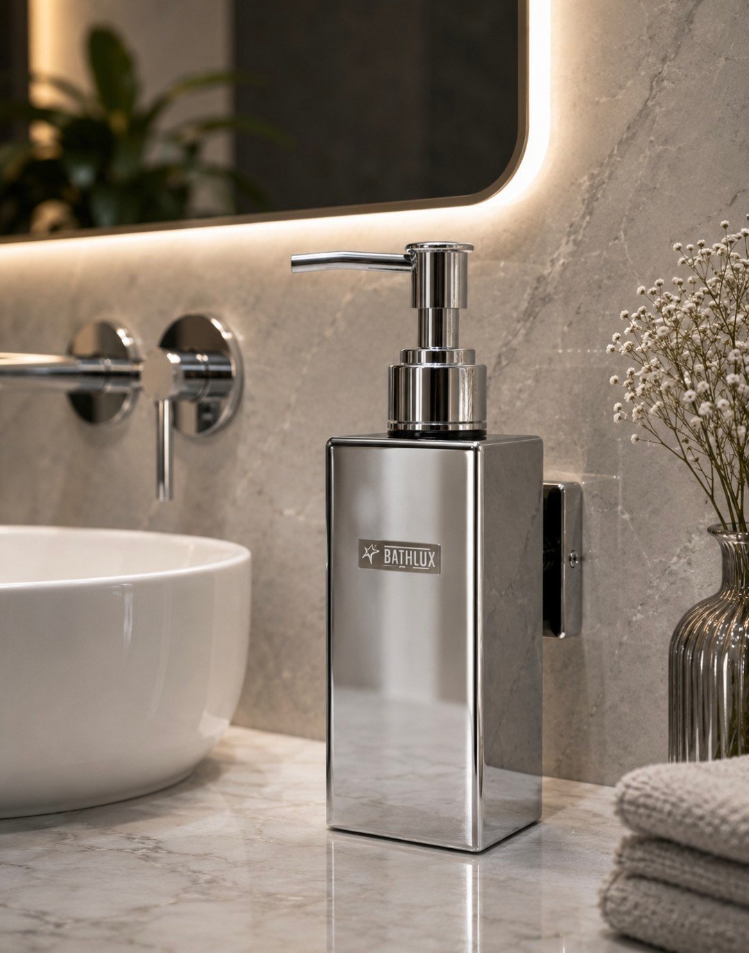 Hand Wash Dispenser Bottles SS CP